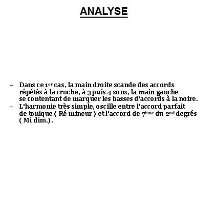 Accords répétés contre basses