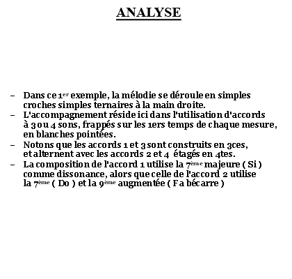 Thème sur accords tenus