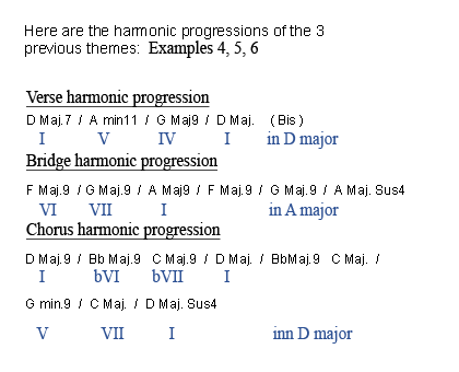 The harmonization 2 and the rhythm