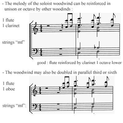 Mixing families : woddwinds and strings (2)