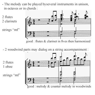 Mixing families : woddwinds and strings (2)