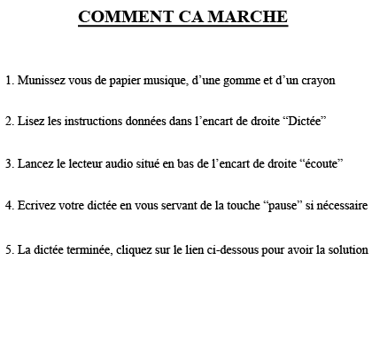 Dictée mélodique 1 voix 1/3