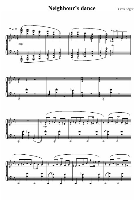 thème de musique de film pour piano facile