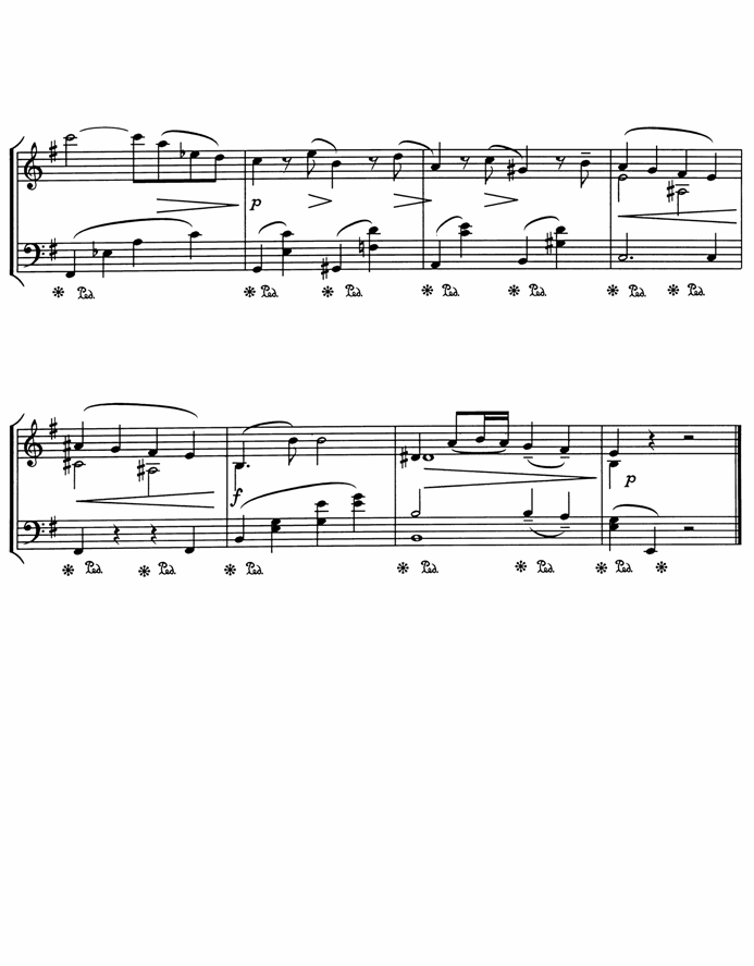 Brahms symphony for easy piano