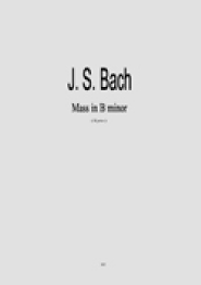 Bach - Messe en si mineur