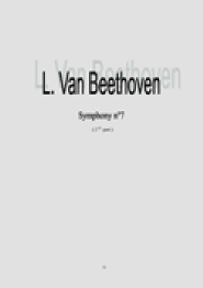 Beethoven - Symphonie n°7
