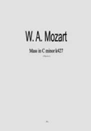 Mozart - Messe en ut mineur