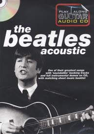 BEATLES ACOUSTIC PLAY ALONG GUITAR AUDIO CD (format boitier DVD)