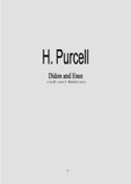 Purcell - Didon & Enée