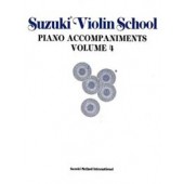 SUZUKI VIOLIN SCHOOL PIANO ACC. VOL.4