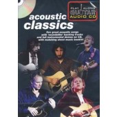 ACOUSTIC CLASSICS PLAY ALONG GUITAR AUDIO CD (format boitier DVD)