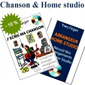 Ecrire sa CHANSON et la réaliser en HOME STUDIO (2 livres + 2 CD) Langage Français