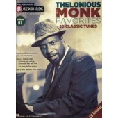 JAZZ PLAY ALONG VOL.91 THELONIOUS MONK FAV. Bb, Eb, C INST. CD