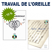 Travail de l'OREILLE MUSICALE ! 2 livres + 4 CD + dictées musicales