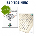 EAR TRAINING ! 2 books + 4 CD ! + music dictations