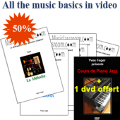 All THE BASICS OF MUSIC ! Collection 10 Books + 10 Dvd ! + 1 dvd jazz piano free ! (language: French)