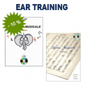EAR TRAINING ! 2 books + 4 CD ! + music dictations