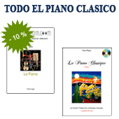 TODO EL PIANO CLASICO ! 2 libros + dvd + cd ! Méthode + piezas fàciles