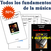 LOS FUNDAMENTOS DE LA MUSICA  ! Colección 10 Libros + 10 Dvd + 1 dvd piano jazz gratis ! (idioma: francés)