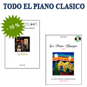 TODO EL PIANO CLASICO ! 2 libros + dvd + cd ! Méthode + piezas fàciles