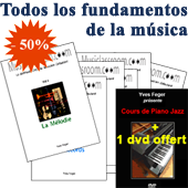 LOS FUNDAMENTOS DE LA MUSICA  ! Colección 10 Libros + 10 Dvd + 1 dvd piano jazz gratis ! (idioma: francés)
