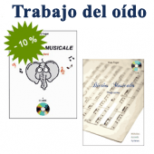 TRABAJO DEL OIDO ! 2 libros + 4 CD + dictados musicales