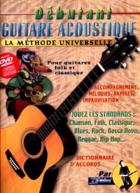 DEBUTANT GUITARE ACOUSTIQUE REBILLARD CD ET DVD