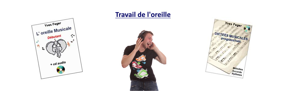 Méthodes L'oreille musicale et Dictées musicales