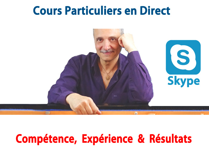 Cours particuliers de musique en ligne