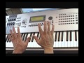 Dedos en el piano clásico
